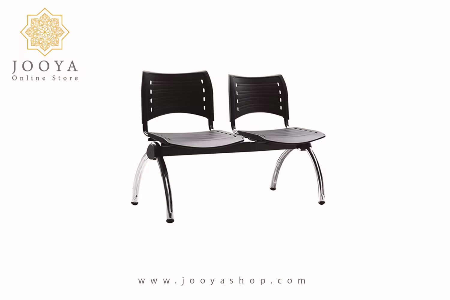 نیمکت انتظار نظری مدل اسمارت پایه کروم دو نفره کد N822