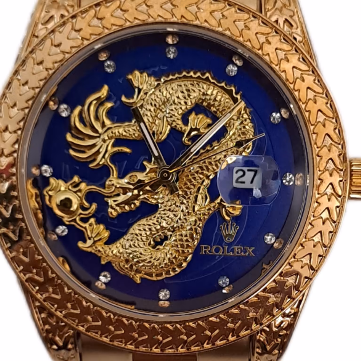 ساعت رولکس دراگون متور ژاپنی بند استیل رنگ ثابت لیبل اورجینال