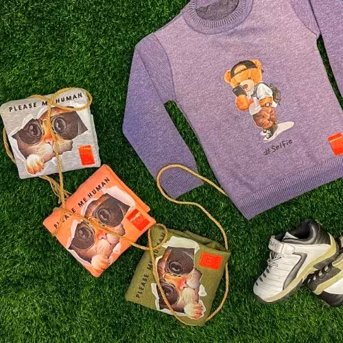  بلوز بافت بچگانه در طرح و رنگ مختلف بافتی نرم و لطیف با کشسانی عالی