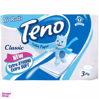 دستمال توالت تنو مدل Classic بسته 16 عددی