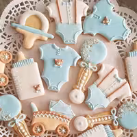 کوکی  سیسمونی پسرانه با تزیین رویال آیسینگ  6 عددی