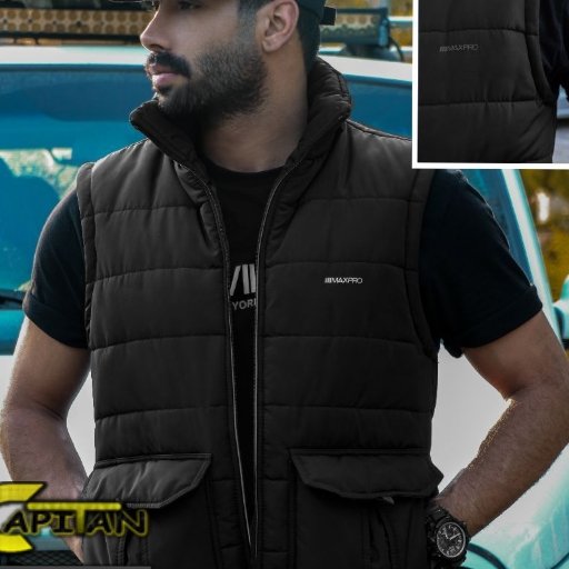 کاپشن جلیقه گرم کلاهدار