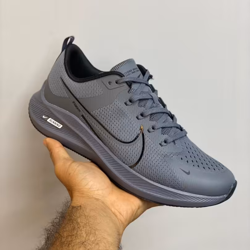 847 کفش ورزشی رنگ طوسی برند نایک کتونی مردانه nike 