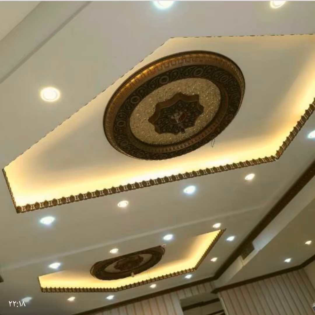 گل سقفی دایره،سقف نما