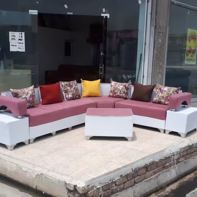 مبل راحتی ال دوبل در رنگ بندی با بیش از 30 رنگ