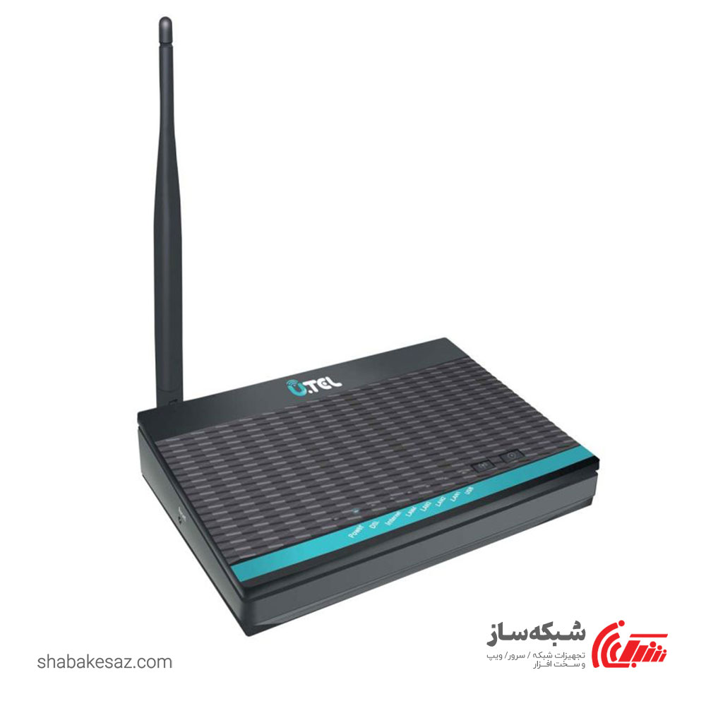 قیمت و خرید مودم روتر  ADSL2 یوتل U.TEL A154 بی سیم N150 - شبکه ساز
