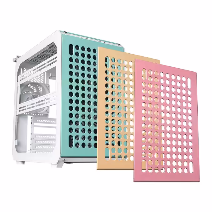 قیمت و خرید کیس کامپیوتر کولر مستر مدل Cooler Master QUBE 500 Macaron