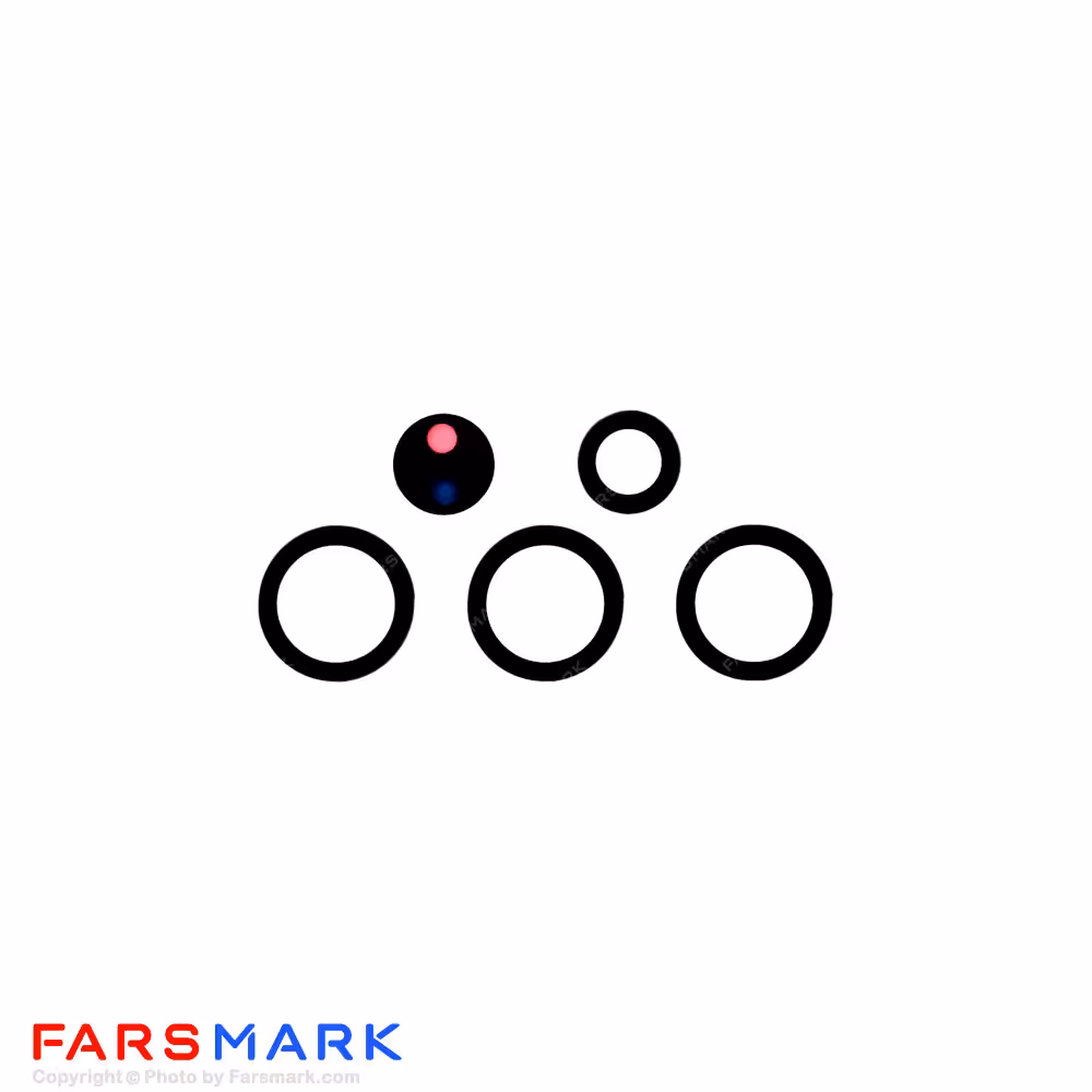 شیشه لنز دوربین گوشی سامسونگ Samsung Galaxy S22 Ultra 5G پک 5 عددی رینگ