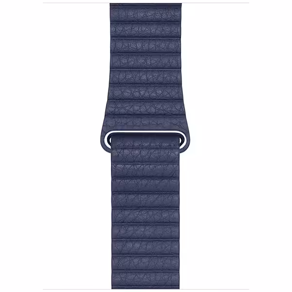 بند اپل واچ 3 چرم مردانه 42 میلیمتری مدل Midnight Blue Leather Loop - Hiapple.ir