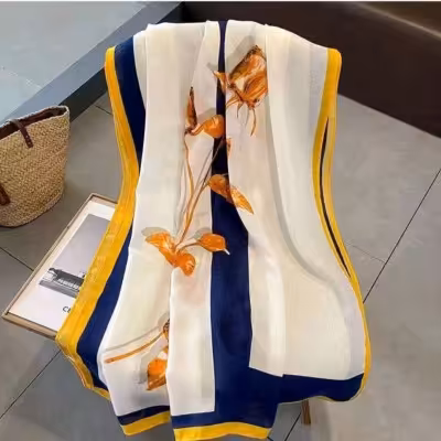 شال با طرح زیبا نخ پنبه 8914