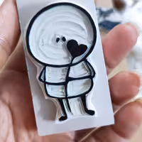 مهر دستساز لینو  عاشقانه(قیمت  هر عدد)