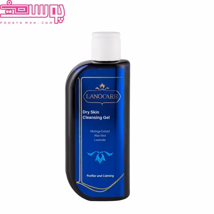 ژل شستشوی پوست خشک لانوکر 200 میلی لیتر