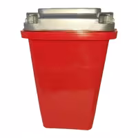 سطل فانتزی مدل سطل بازیافت رنگ قرمز