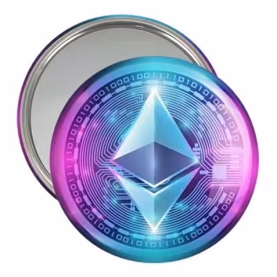 آینه جیبی خندالو مدل ارز دیجیتال اتریوم کد 10888