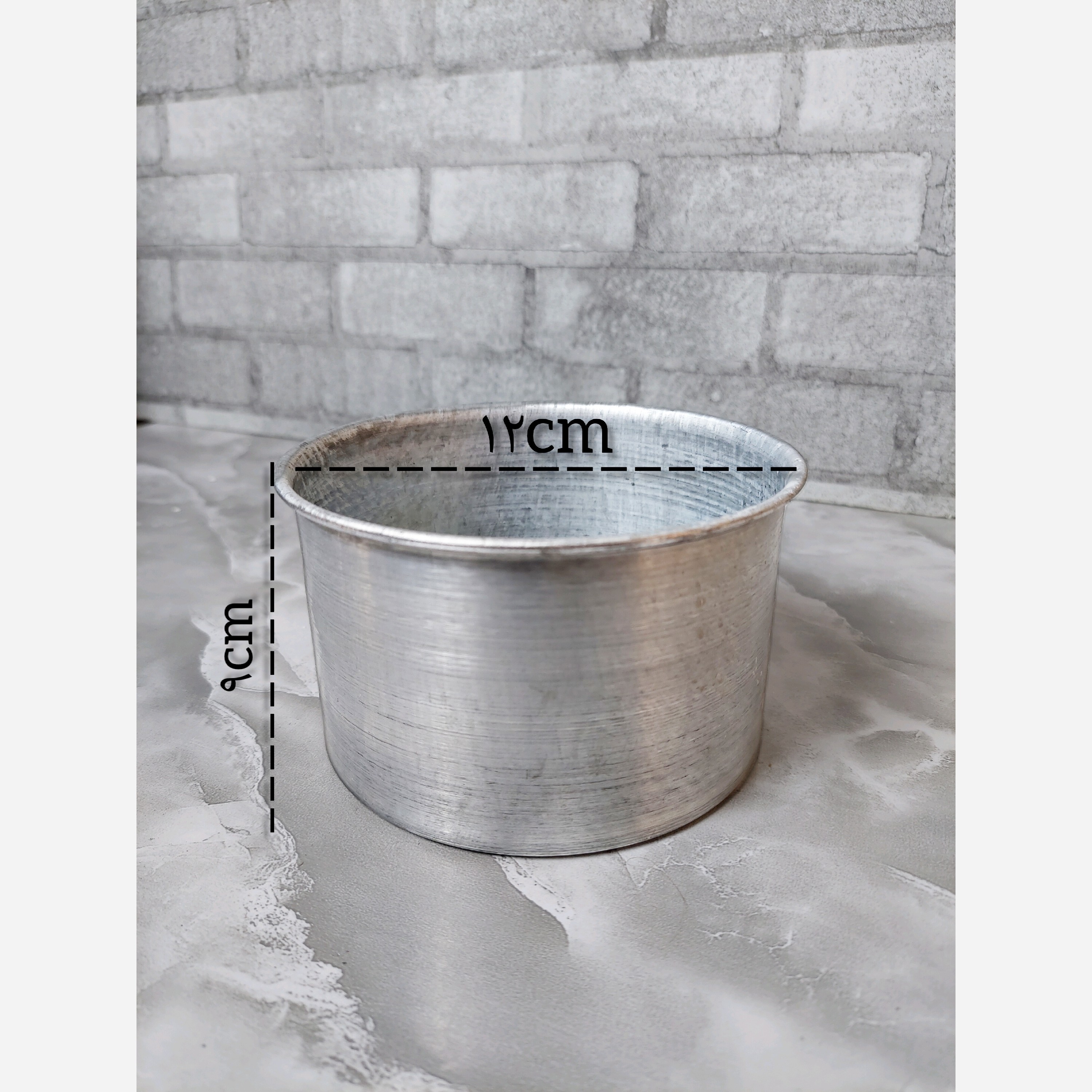 قالب کیک گالوانیزه قطر12سانت