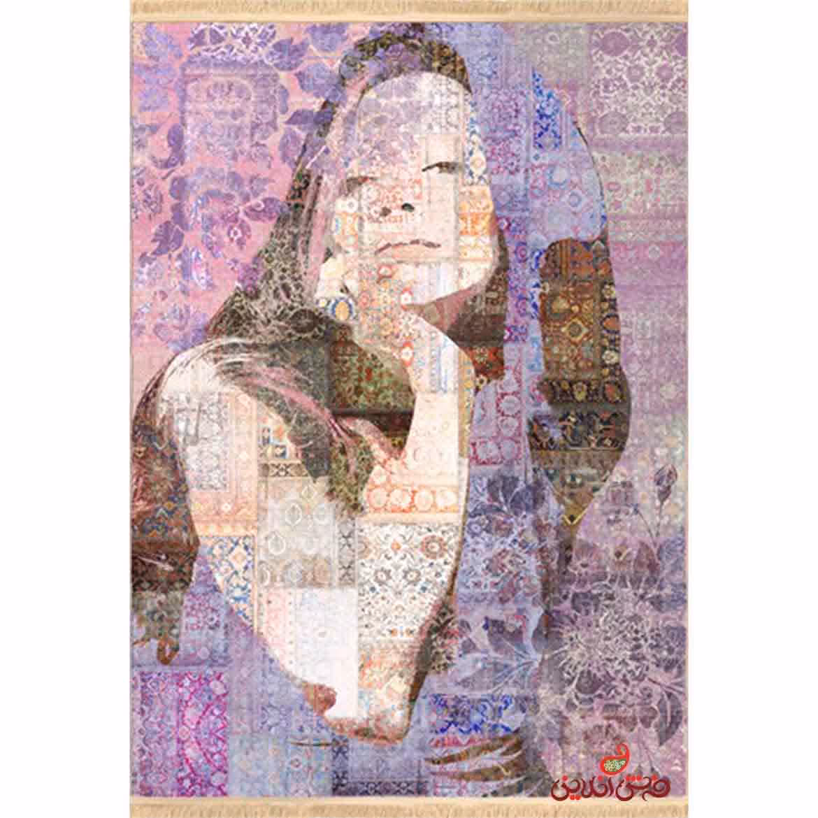 فرش ماشینی کلاریس کلکسیون مدرن کد  100412