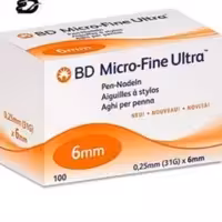 سرسوزن تزریق انسولین برند بی دی میلی متر6