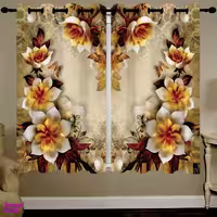 پرده رنس مدل C34-50823 سایز 190x140 سانتی متر