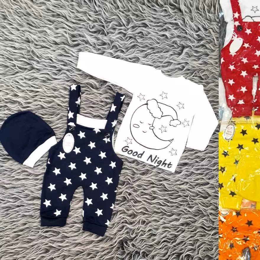 پیش بندی نوزادی سه تیکه سایز یک دو سه