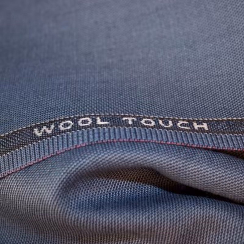 پارچه شلوار فاستونی سیناتکس فام ترکیبی آبی تیره و آبی روشن - قواره بزرگ