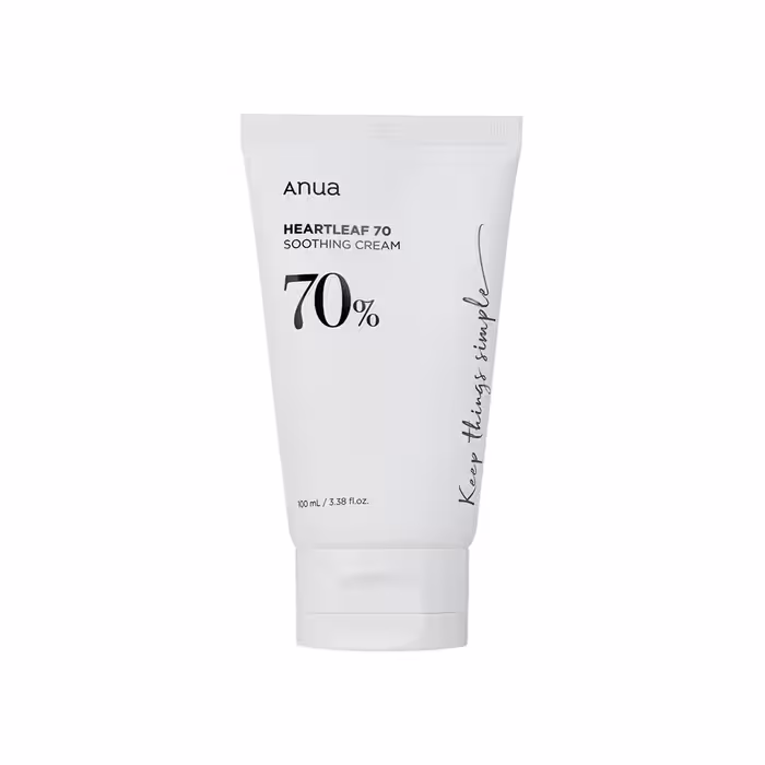 کرم تقویت کننده تسکین دهنده آنوا Anua Heartleaf 70% Soothing Cream