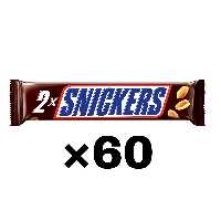 شکلات  دوبل  اسنیکرز  snickers  گرمی 80  (60 عددی )