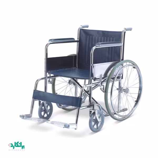 ویلچر ساده با چرخ سنگی