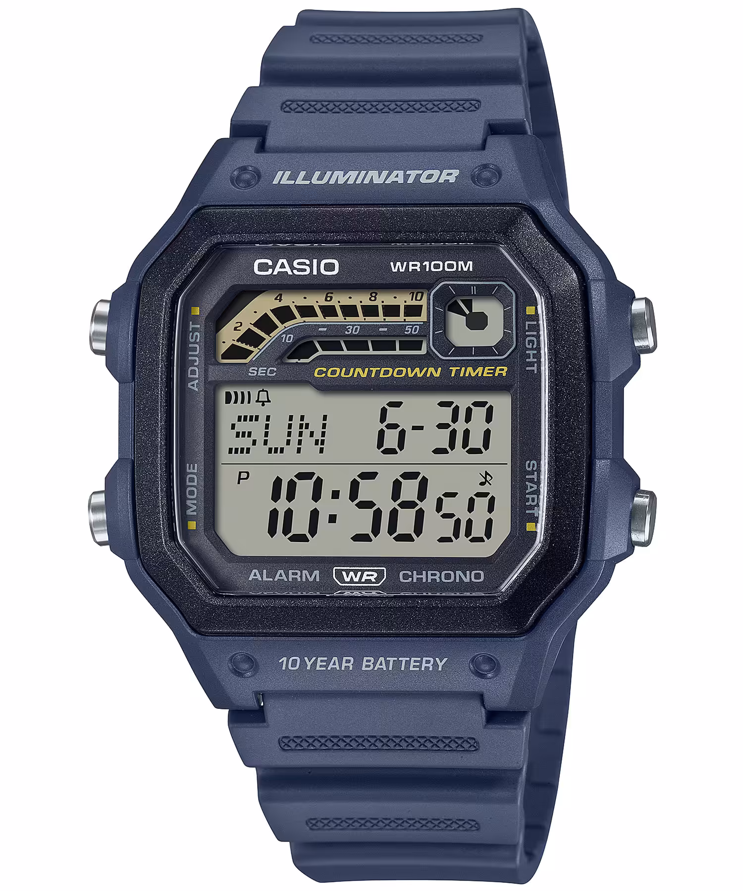 ساعت مچی مردانه کاسیو، زیرمجموعه Standard، کد WS-1600H-2AVDF