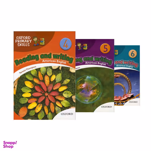 کتاب oxford primary skills Reading and Writing American اثر Tamzin Thampson انتشارات زبان مهر 3 جلدی