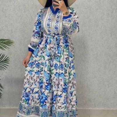پیراهن ساحلی زنانه پوپلین جنس محصول فلور بوگاتی طرحدار مدل ساحلی بوگاتی