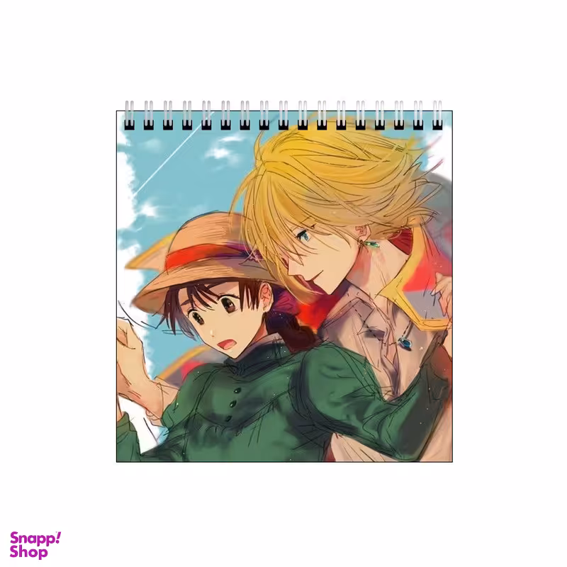 دفتر طراحی 60 برگ طرح انیمیشن قلعه متحرک هاول کد 7620035