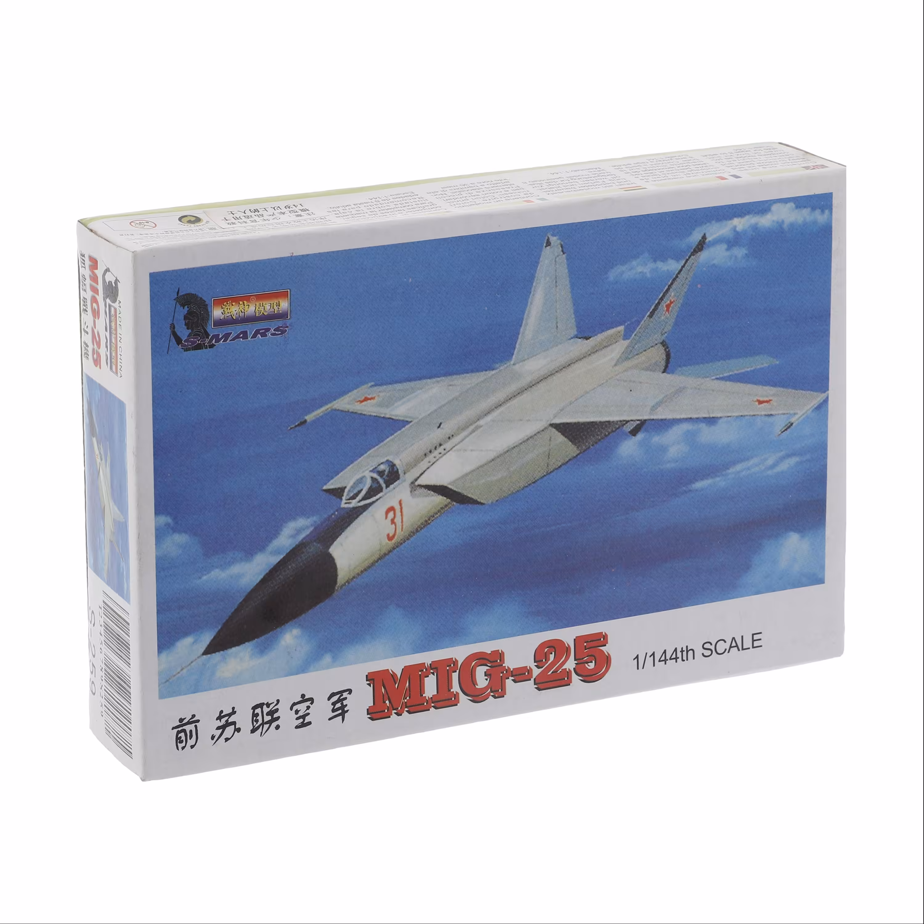 ساختنی ماکت جنگنده میگ 25 کد 3393