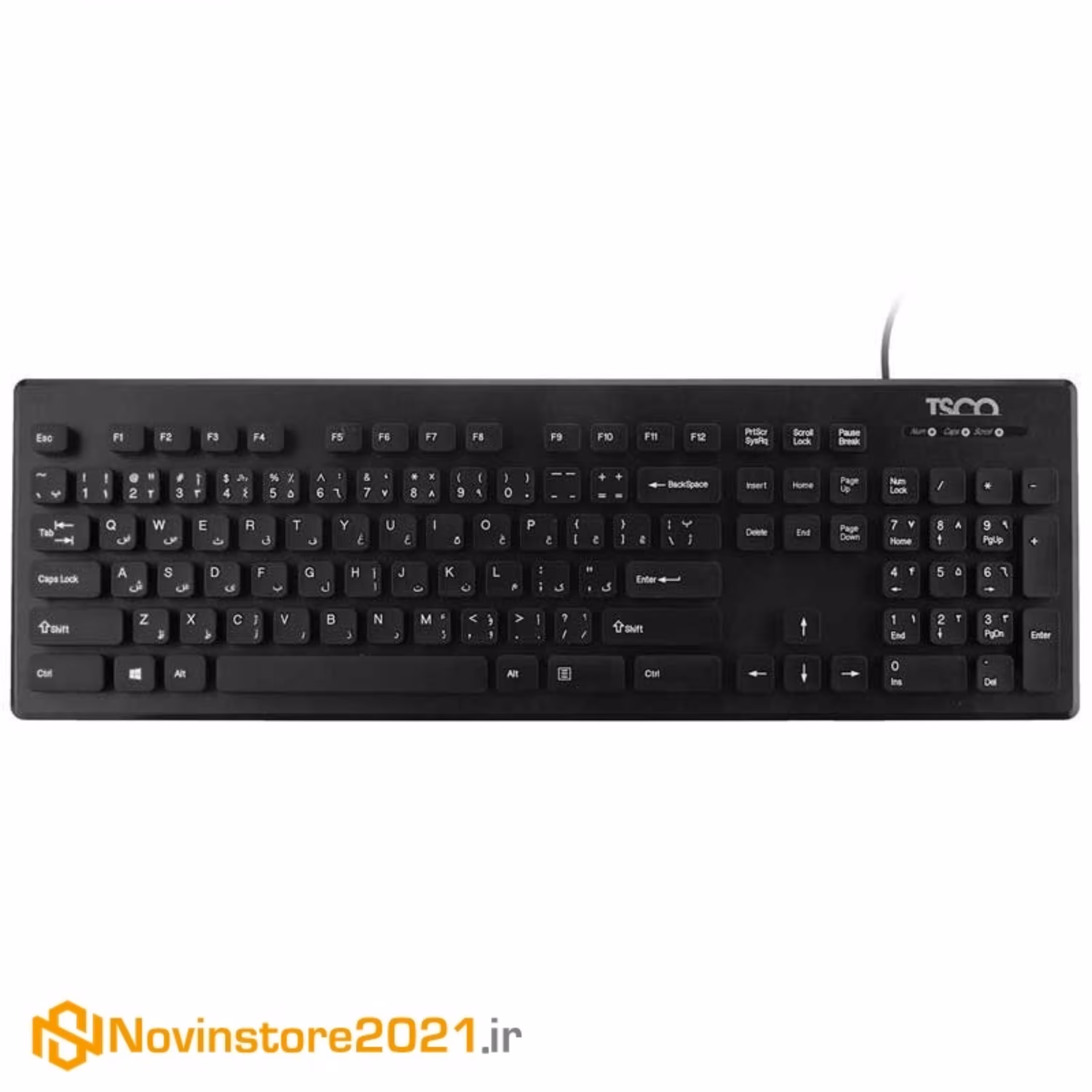 کیبورد تسکو مدل TK 8022 با گارانتی توسن سیستم