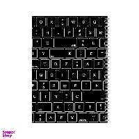دفتر مشق 100 برگ بامبیلیپ طرح کیبورد کامپیوتر کد 8331486
