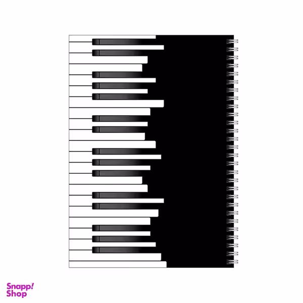 دفتر مشق 80 برگ بامبیلیپ طرح پیانو کد 3174884