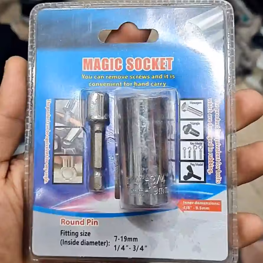 آچار بکس جادویی از سایز 7 تا 19 قابلیت انعطاف پذیری 