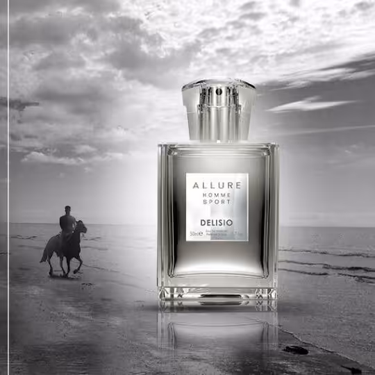 ادکلن آلور چنل هوم اسپرت مردانه دلیسیو 50 میل در ابعاد 20 در 20 رایحه ای خاص برای جنتلمن ها