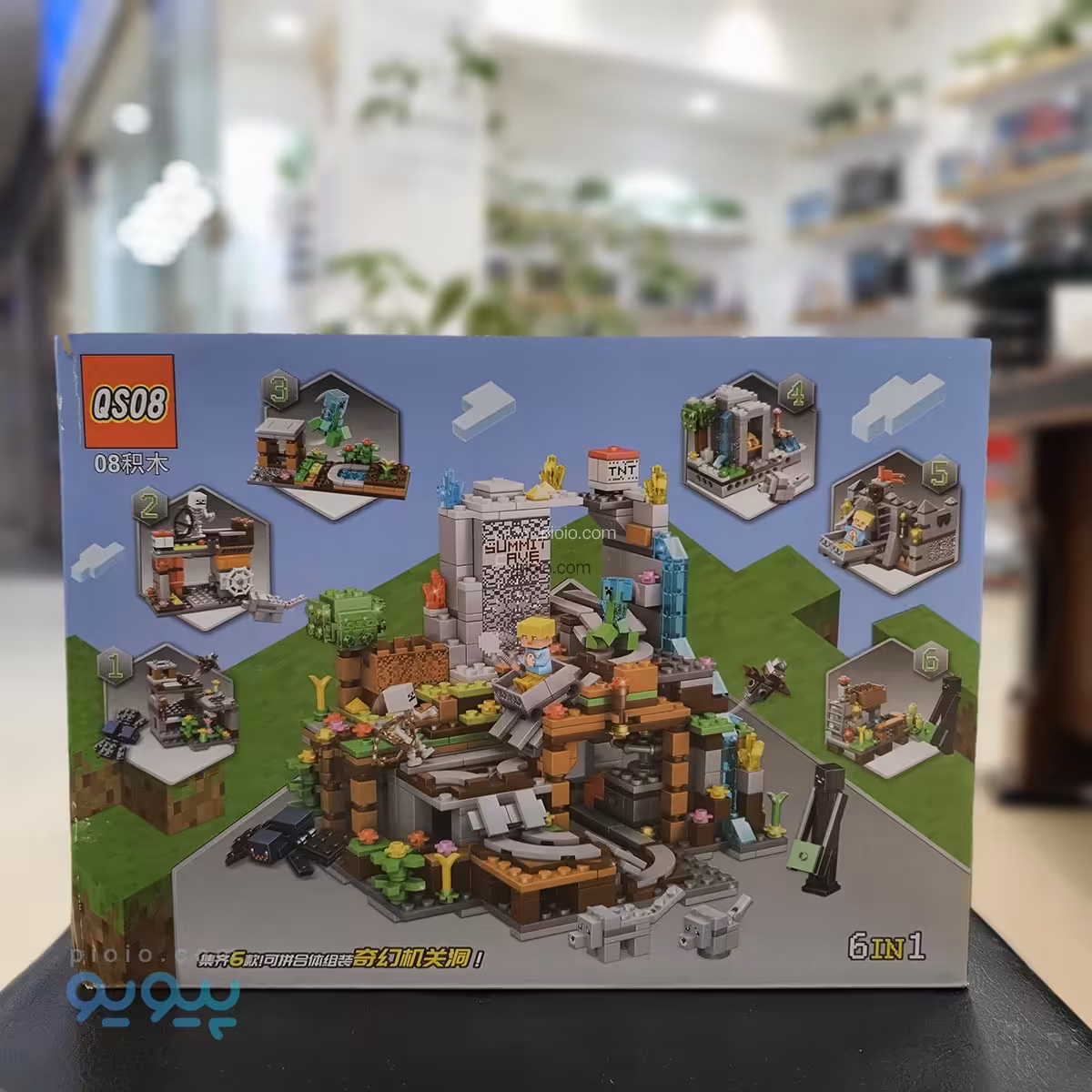 پک 6 عددی لگو ساختنی ماینکرافت QS08 آیتم 44107B