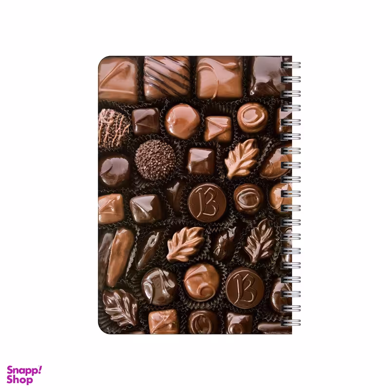دفترچه یادداشت بامبیلیپ مدل پترن شکلات های دست ساز کد 7895505
