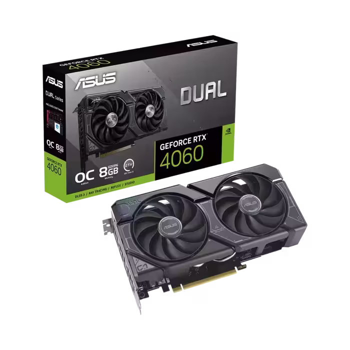 کارت گرافیک ایسوس مدل ASUS Dual GeForce RTX 4060 OC 8GB فروشگاه تکاف