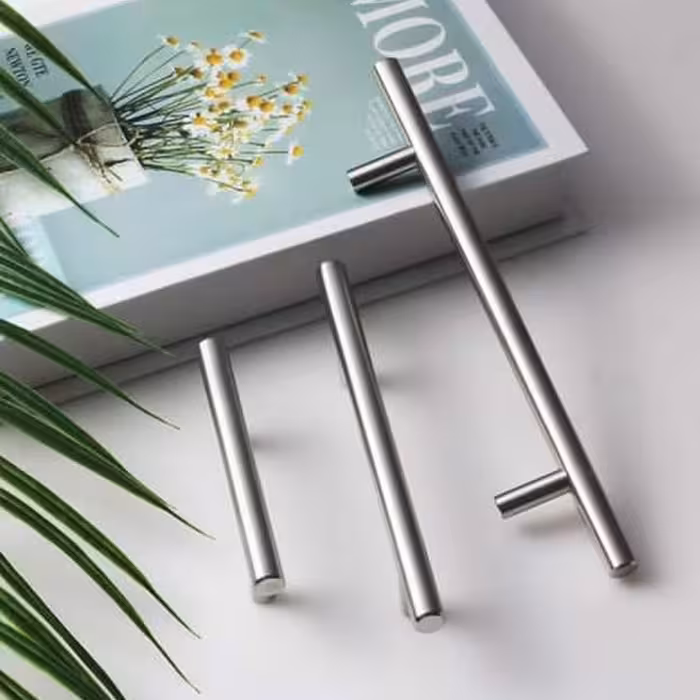 دستگیره کابینت افران مدل کالیستو سایز 128 میلیمتر کروم بسته 20  عددی