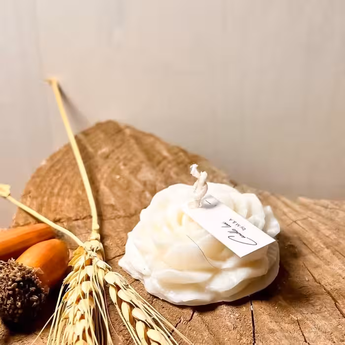 شمع رز بزرگ