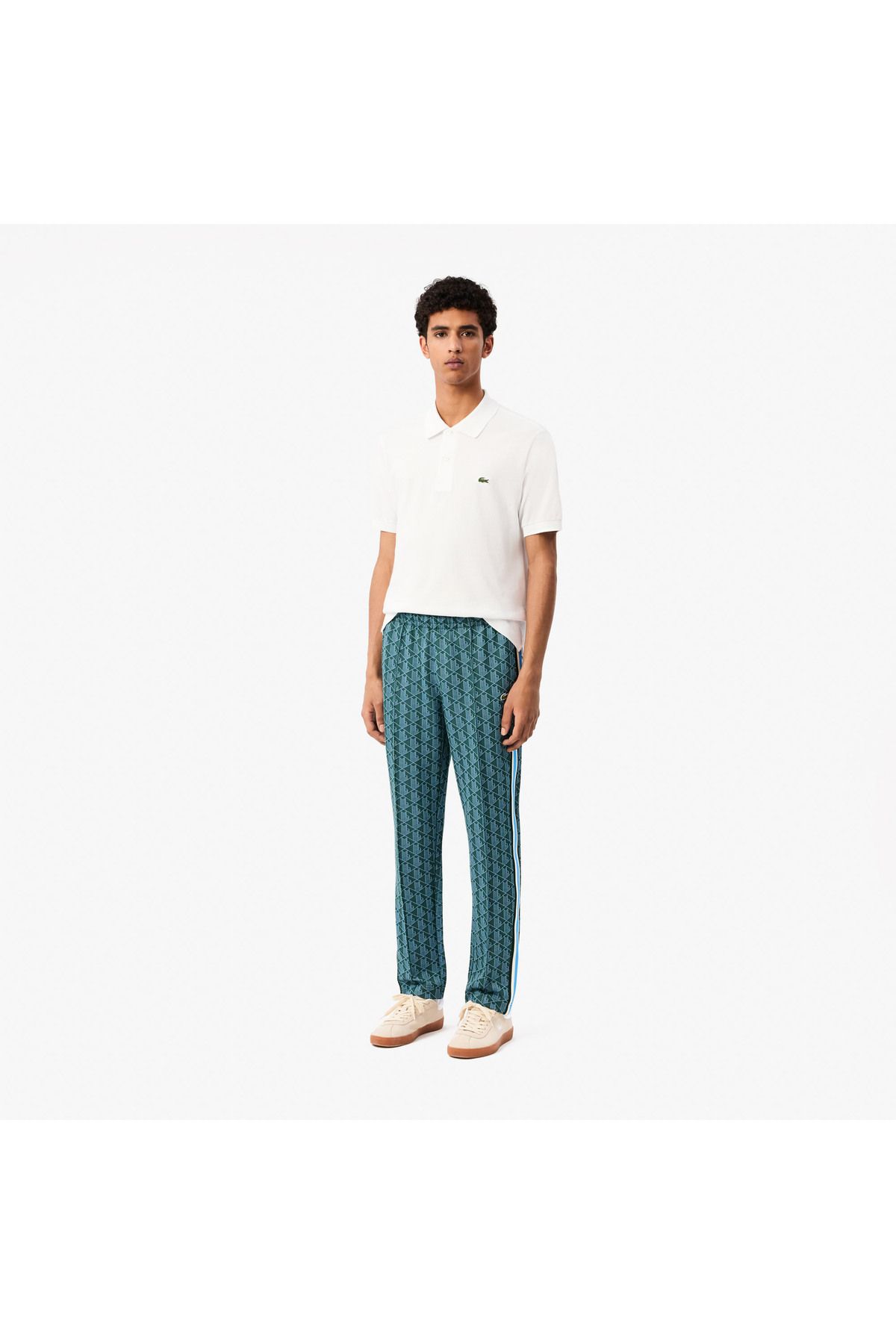 شلوار گرمکن سبز مردانه لباس مونوگرام مناسب شش Lacoste
