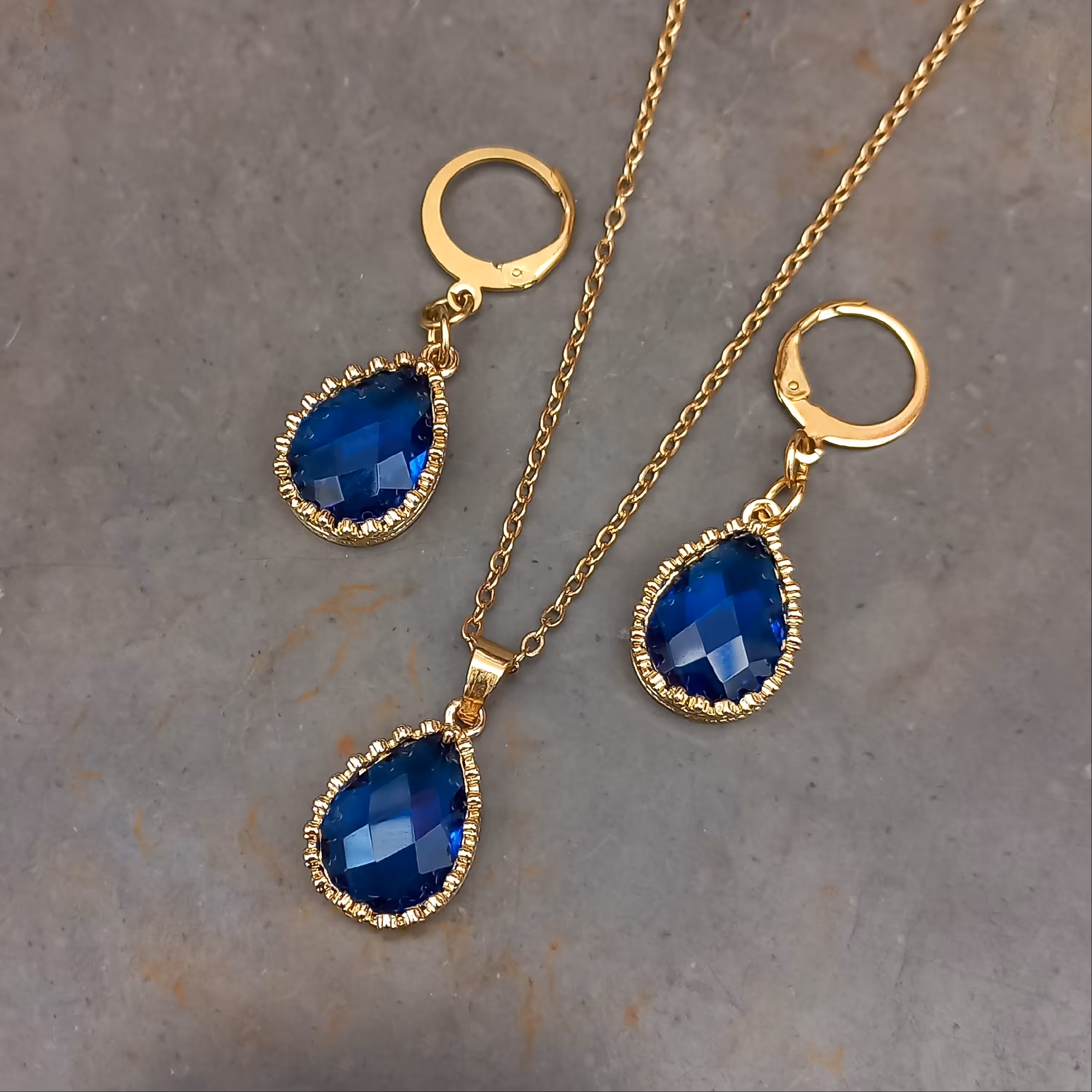 نیمست جواهری استیل  اشک 