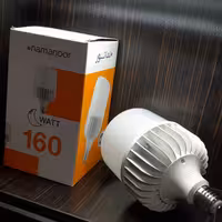 لامپ استوانه ای 160 وات نمانور با گارانتی 15 ماهه تعویض بسته 3عددی 