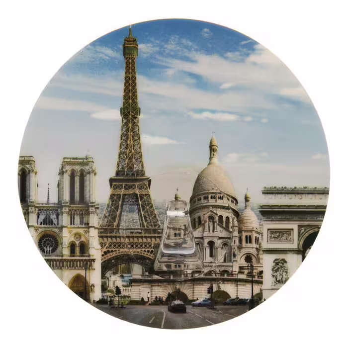 گیره آویز پلاستیکی چسبی دیواری مدل paris city آلمانی