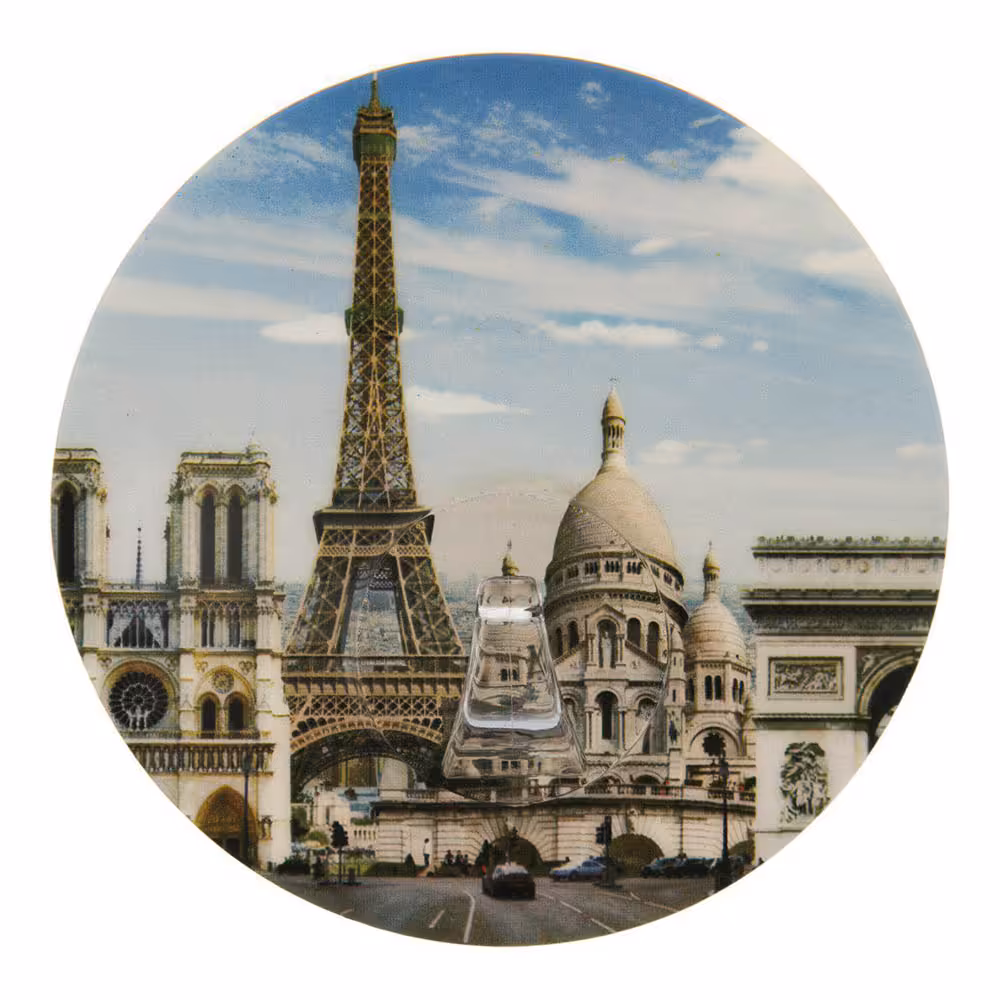 گیره آویز پلاستیکی چسبی دیواری مدل paris city آلمانی