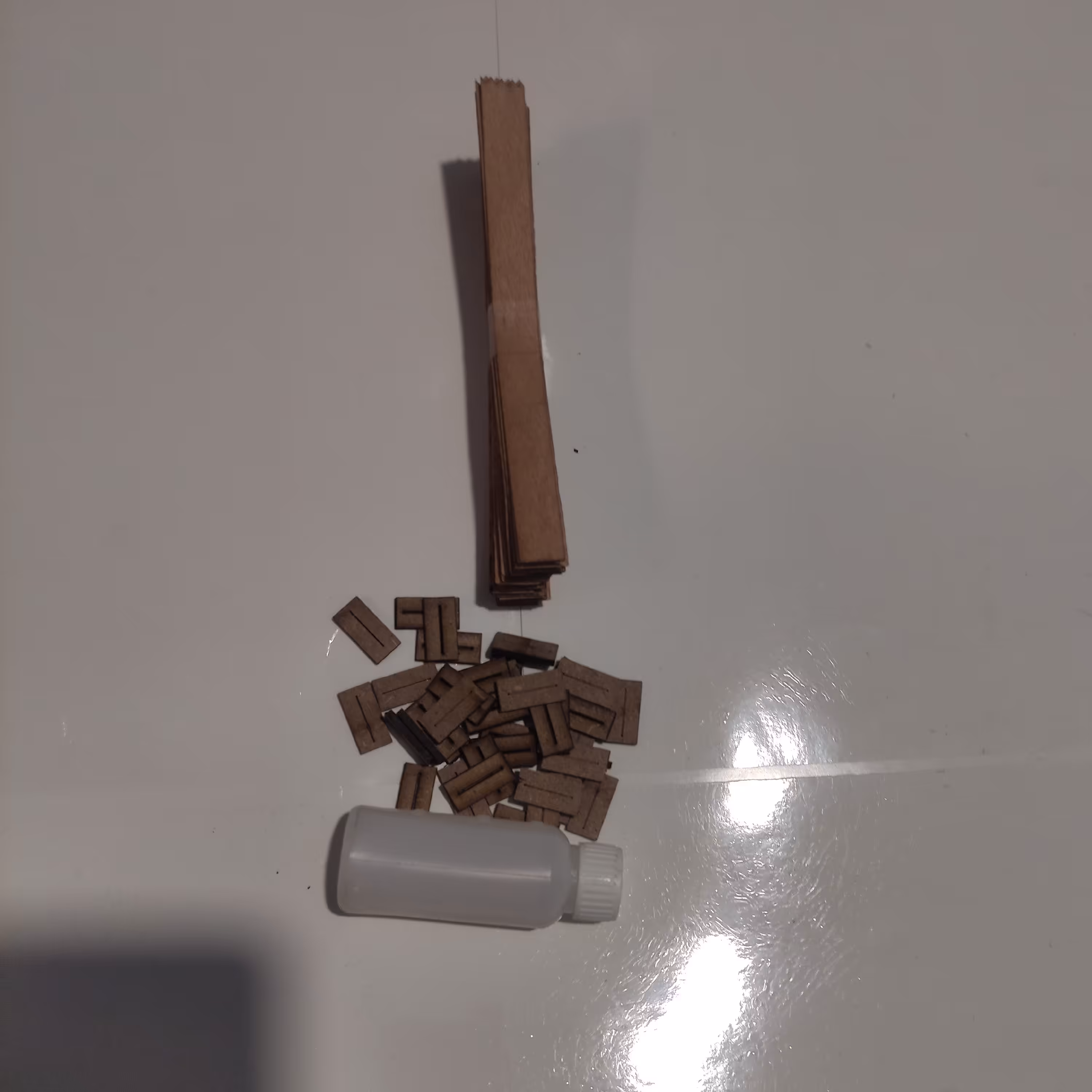 فتیله چوبی قطر 14میل به همراه نگهدارنده و مایع بوراکس بسته پنجاه عددی