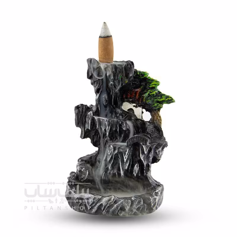 جاعودی آبشاری طرح صخره و خانه