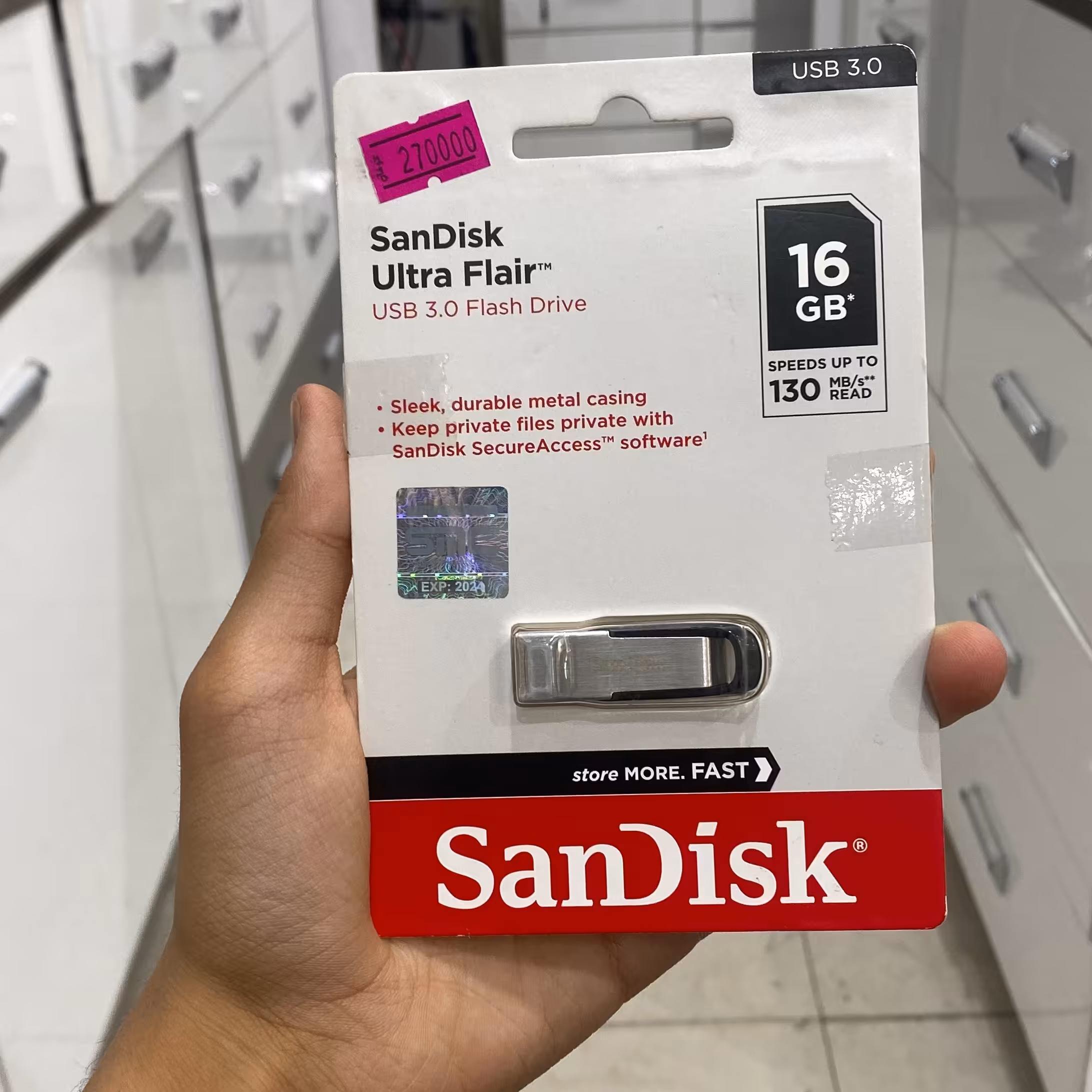 فلش 16 گیگ sandisk